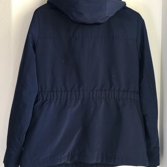 Abercrombie & Fitch Water Wind Resistant Hooded Technical Parka Jacket sz Large - Picture 10 of 16